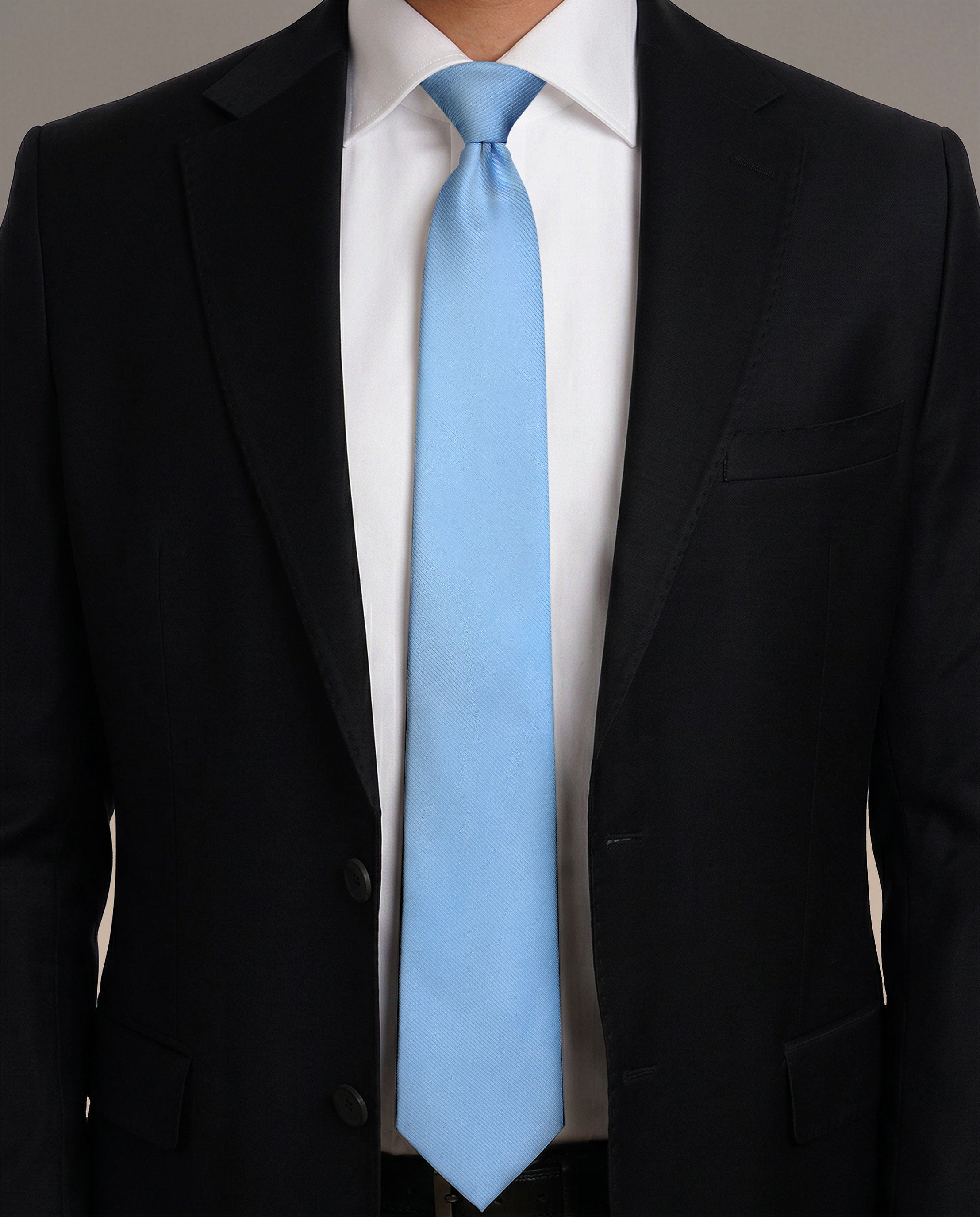 Basic baby blue Ready Tie