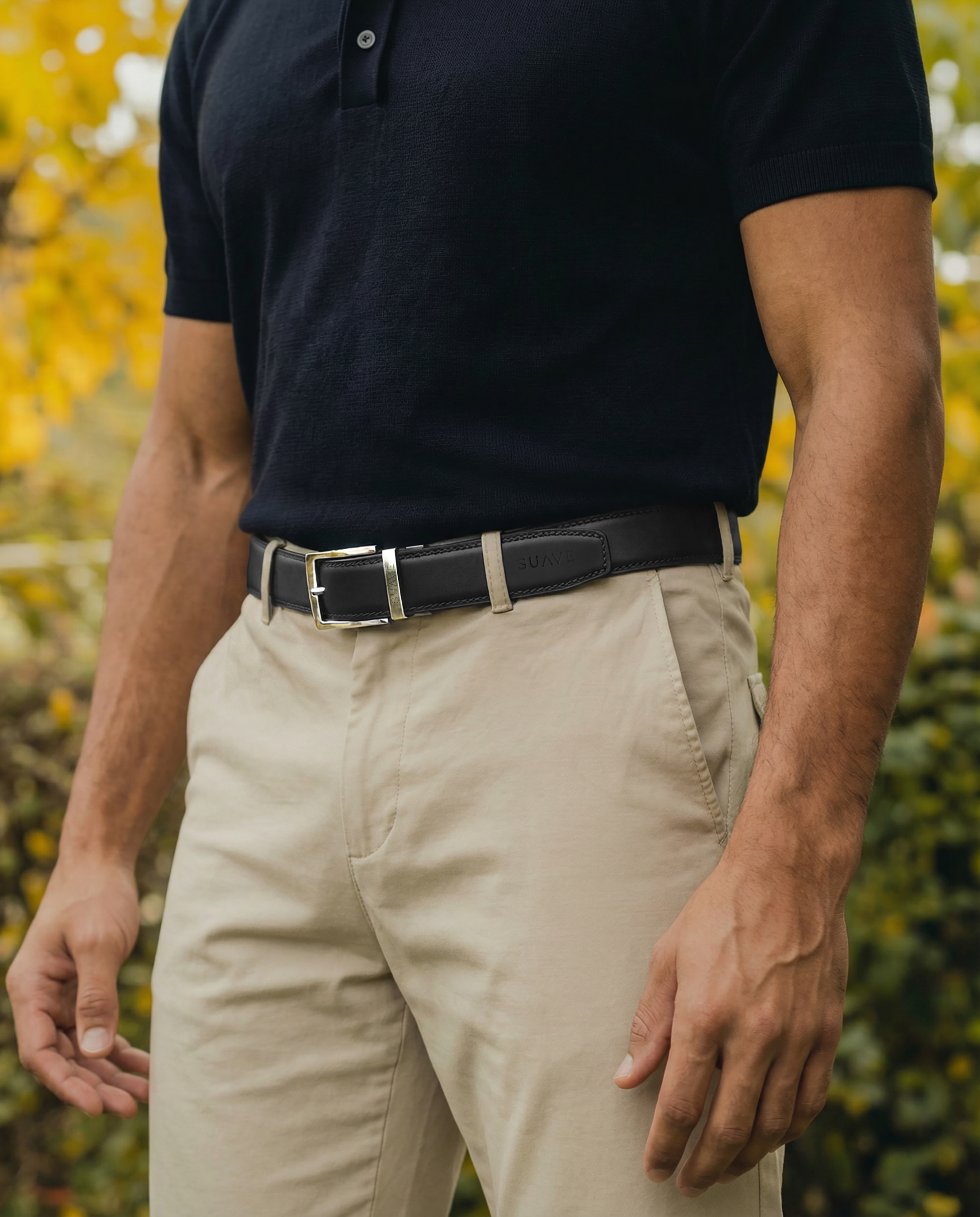 Hole-Free Belt - 100% Genuine Leather