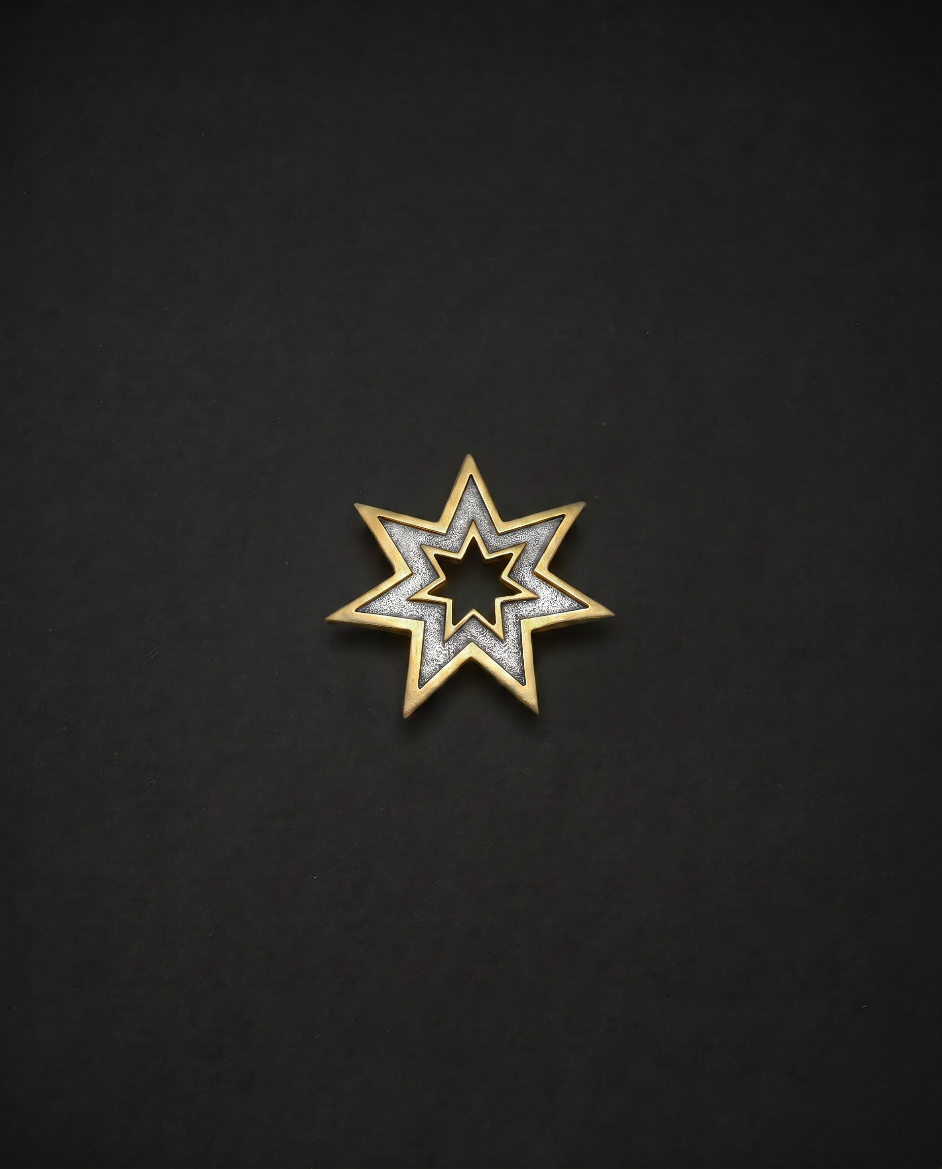 Brooch - Silver/Gold