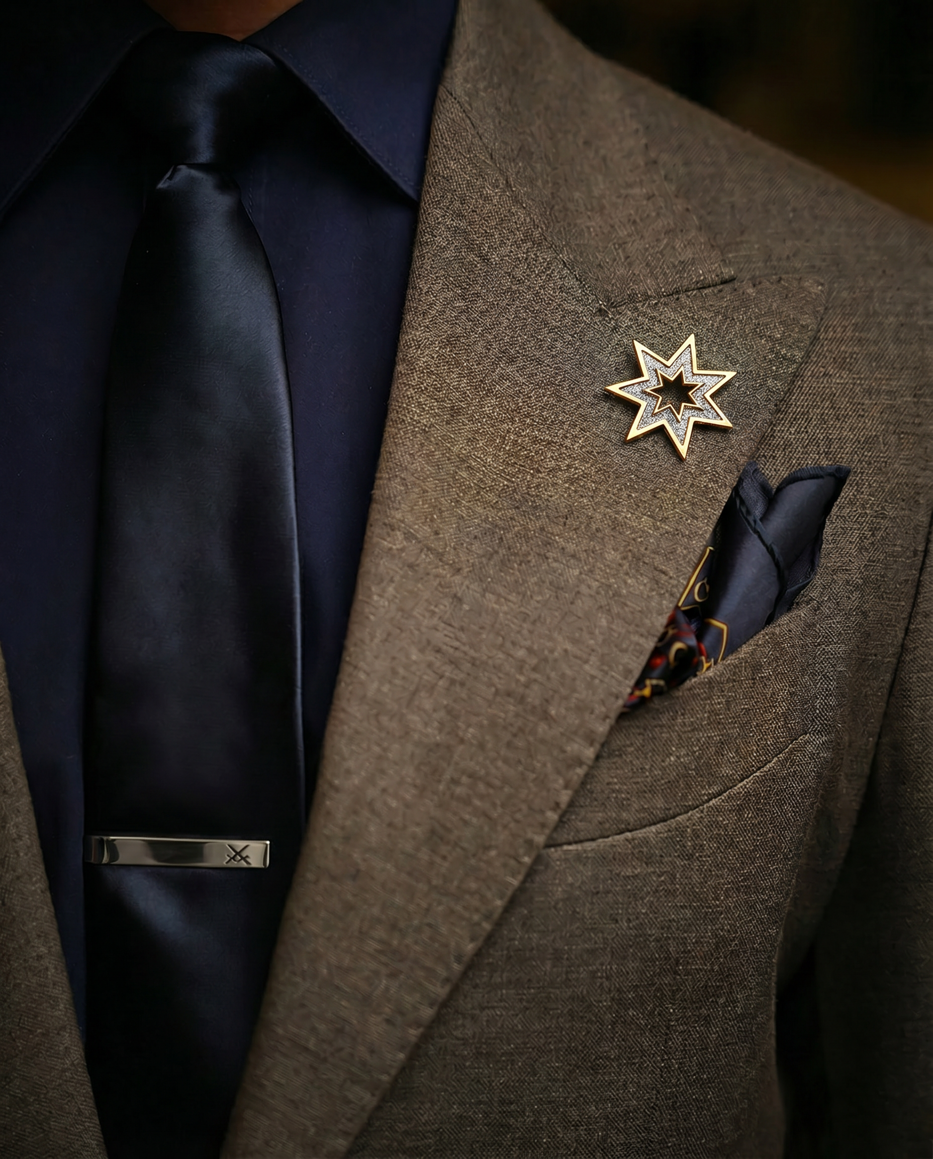 Brooch - Silver/Gold