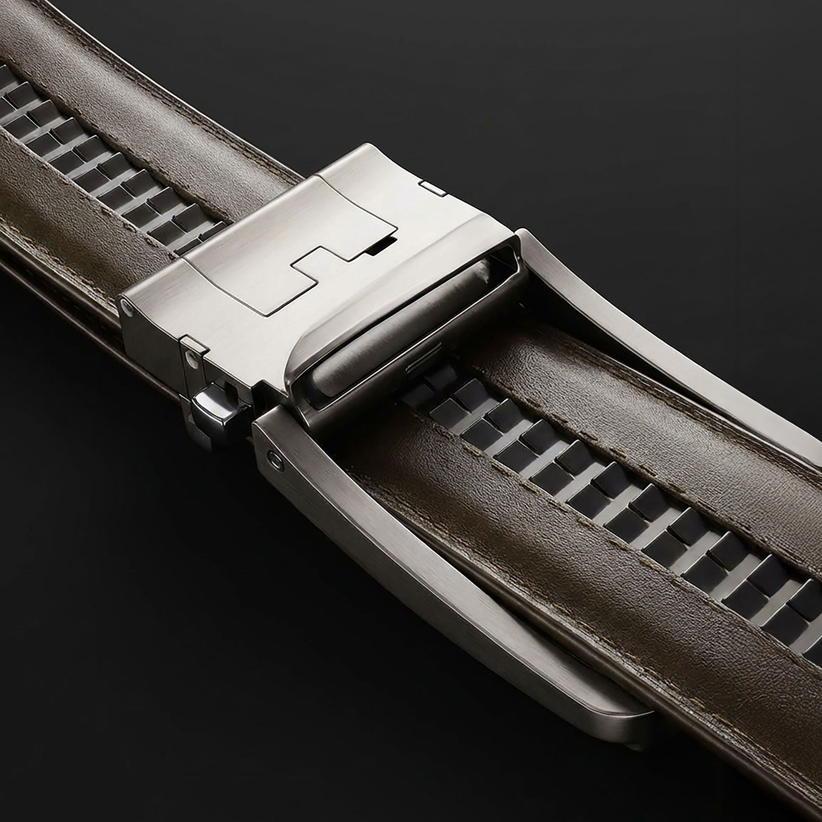 Hole-Free Belt - 100% Genuine Leather