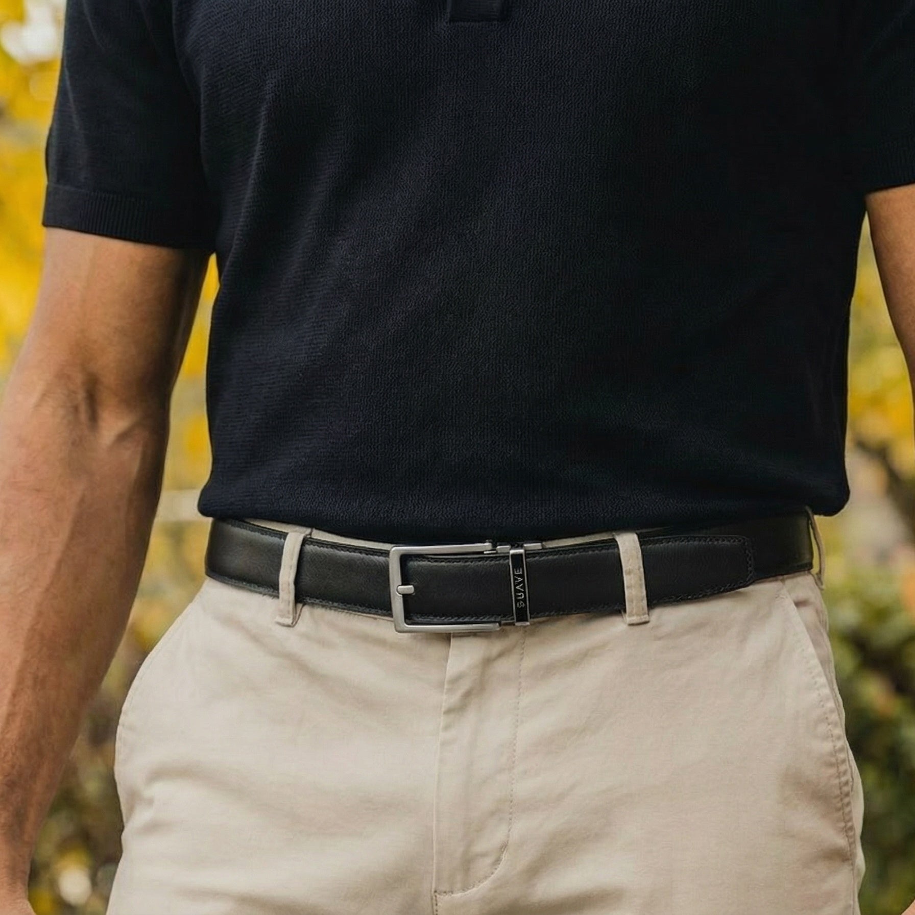 Hole-Free Belt - Split Leather