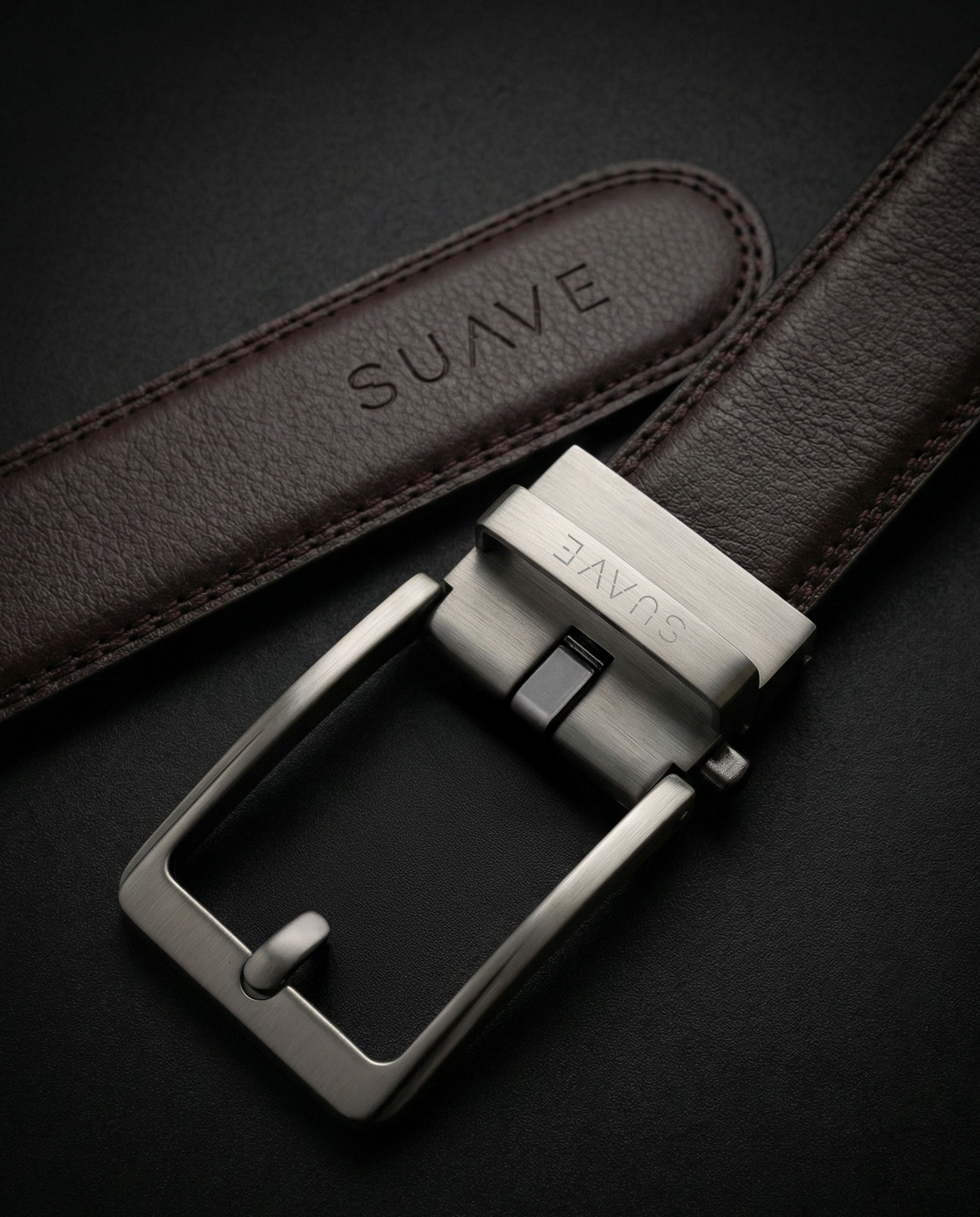 Hole-Free Belt - Split Leather