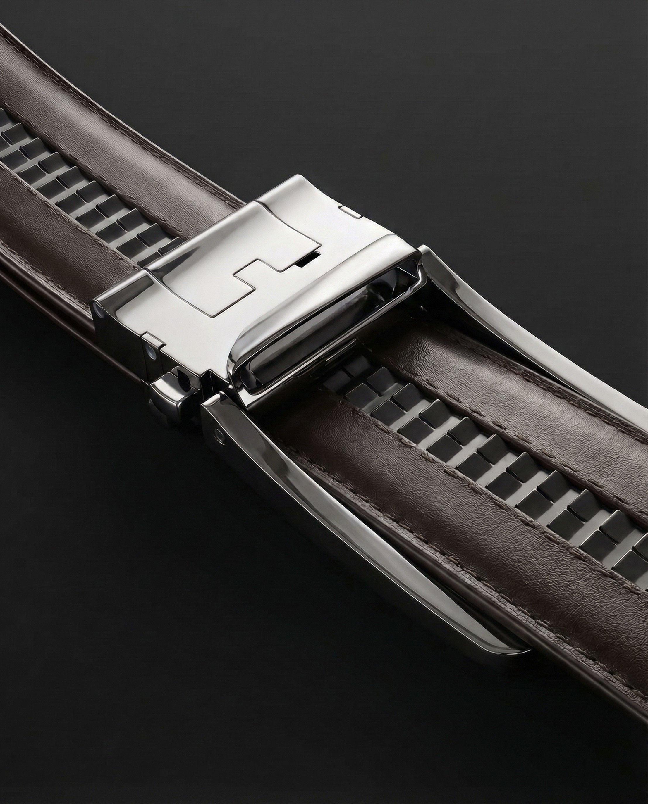 Hole-Free Belt - 100% Genuine Leather