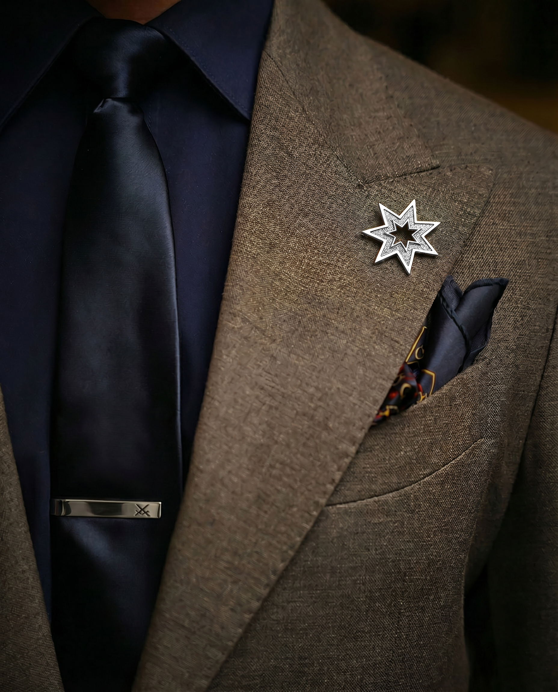 Brooch - Silver/Gold
