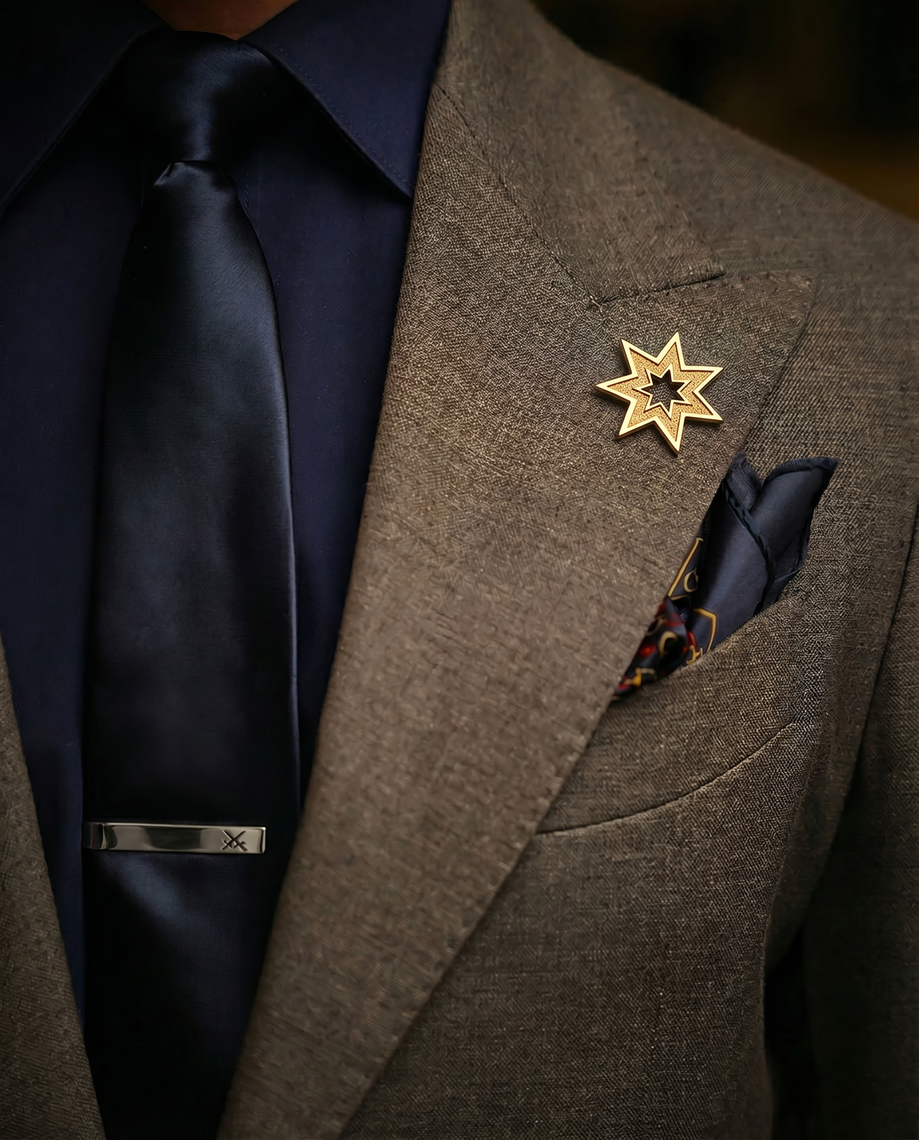 Brooch - Silver/Gold