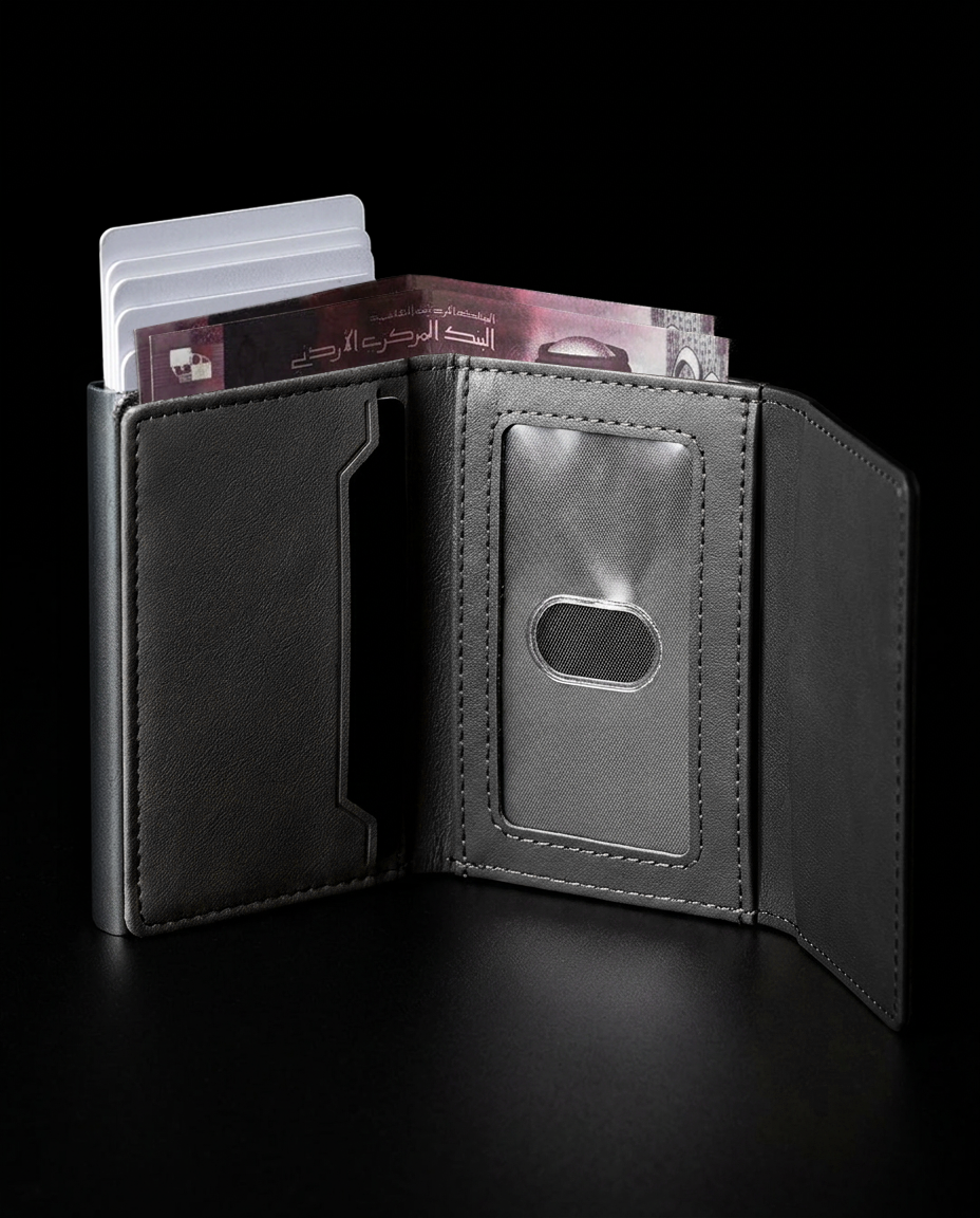 Smart Slim Wallet - Split Leather