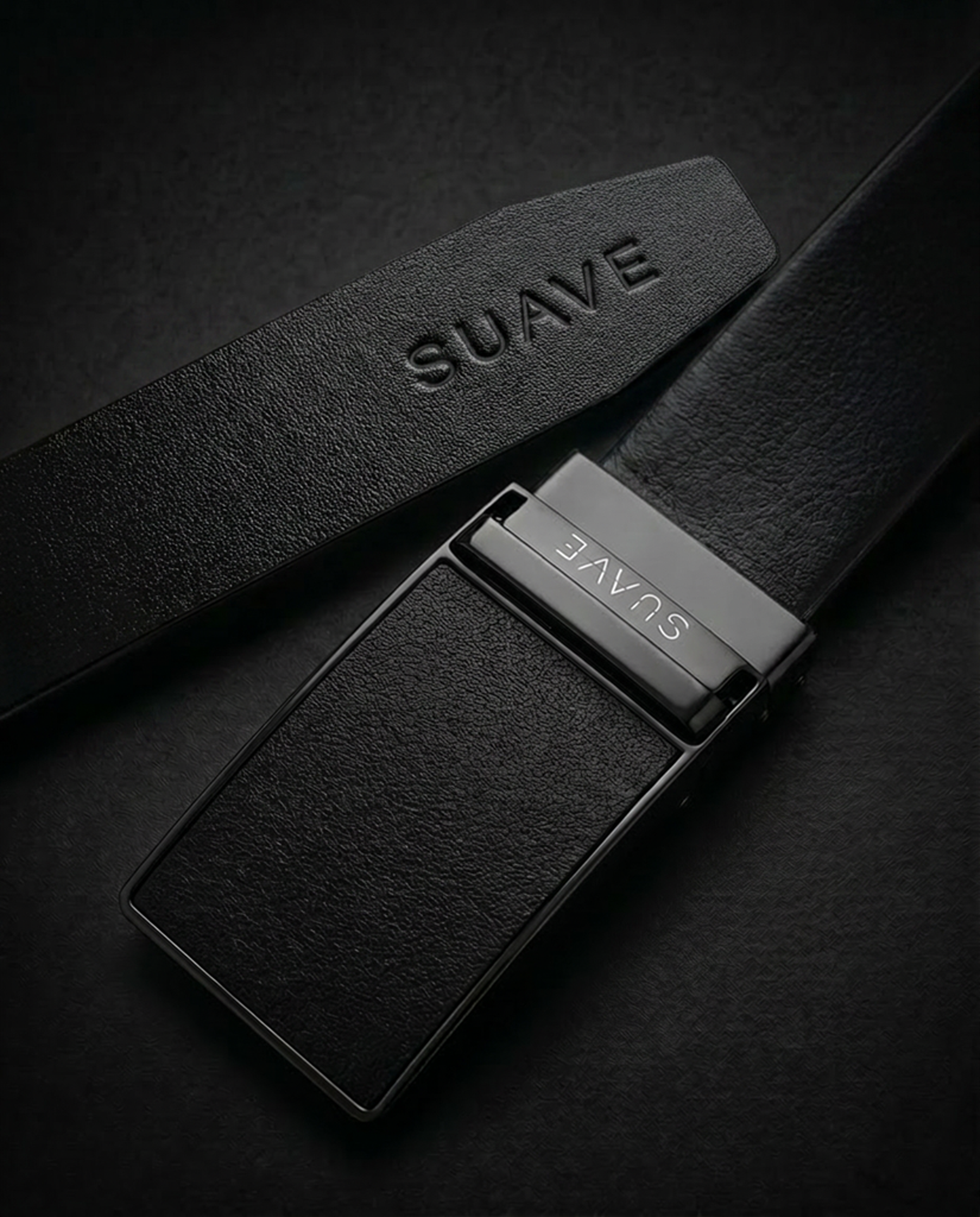 Hole-Free Belt - 100% Genuine Leather (Full Grain Cowhide) Closed Buckle