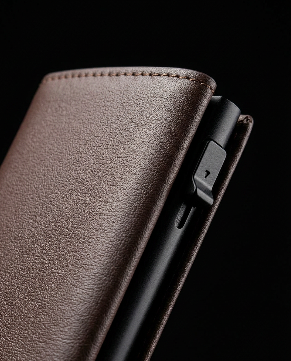 Smart Slim Wallet - Split Leather