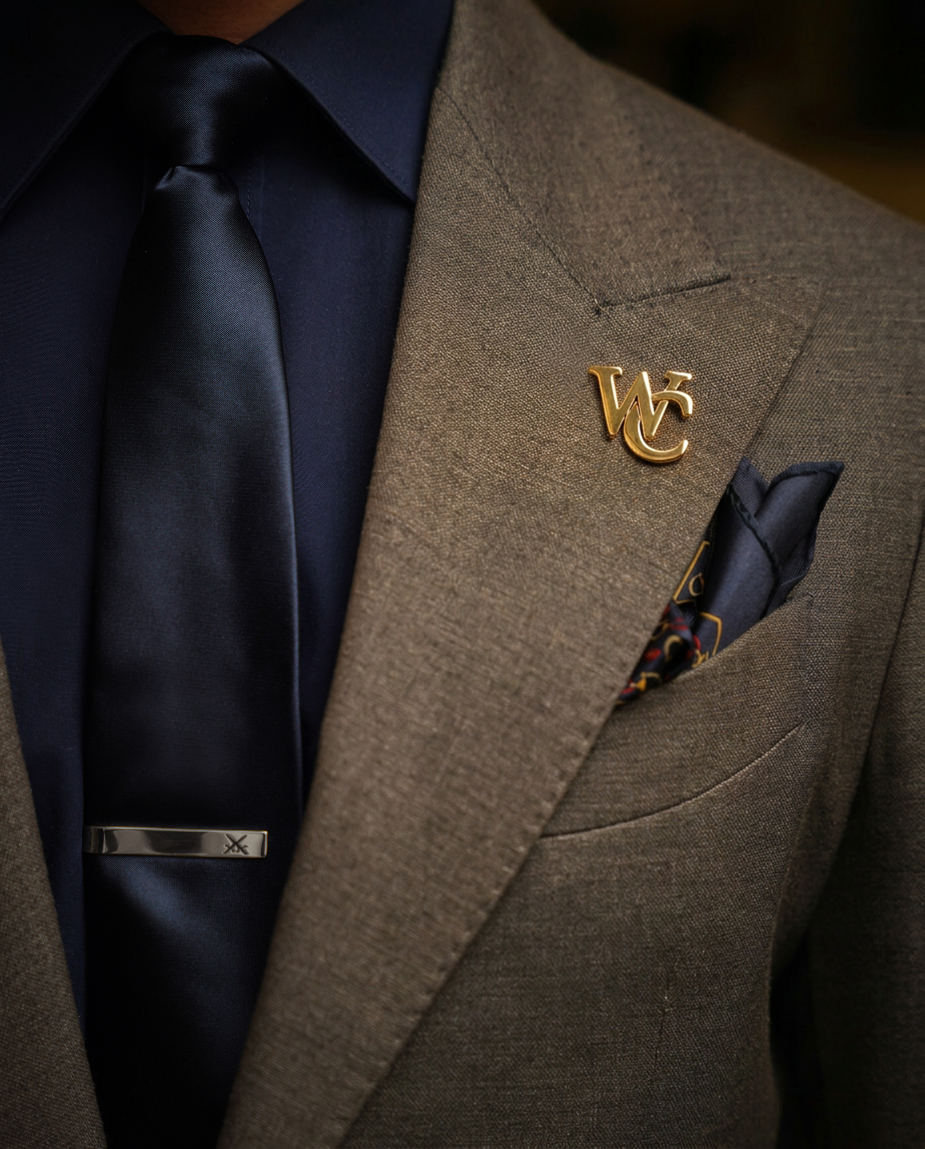 Brooch - Silver/Gold