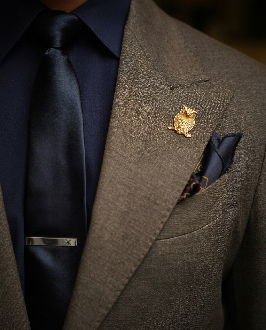 Brooch - Silver/Gold